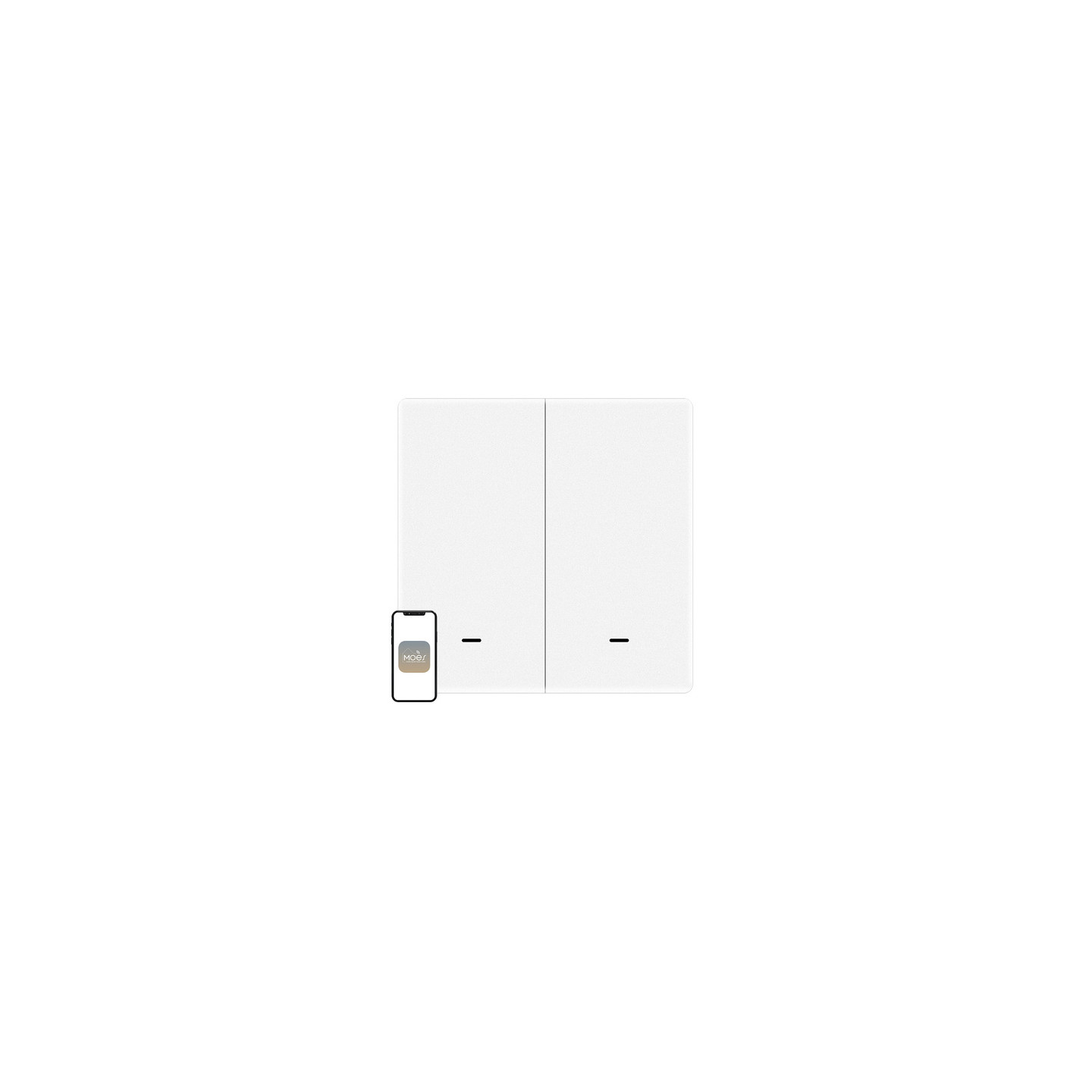 MOES ZT-B-EU2 ZigBee 2-Button Scene Switch