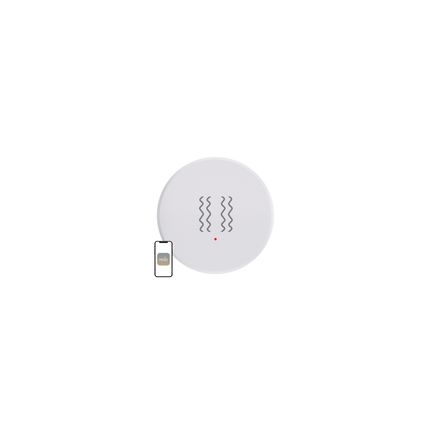 MOES ZSS-S02-VBR-C ZigBee Vibration Sensor