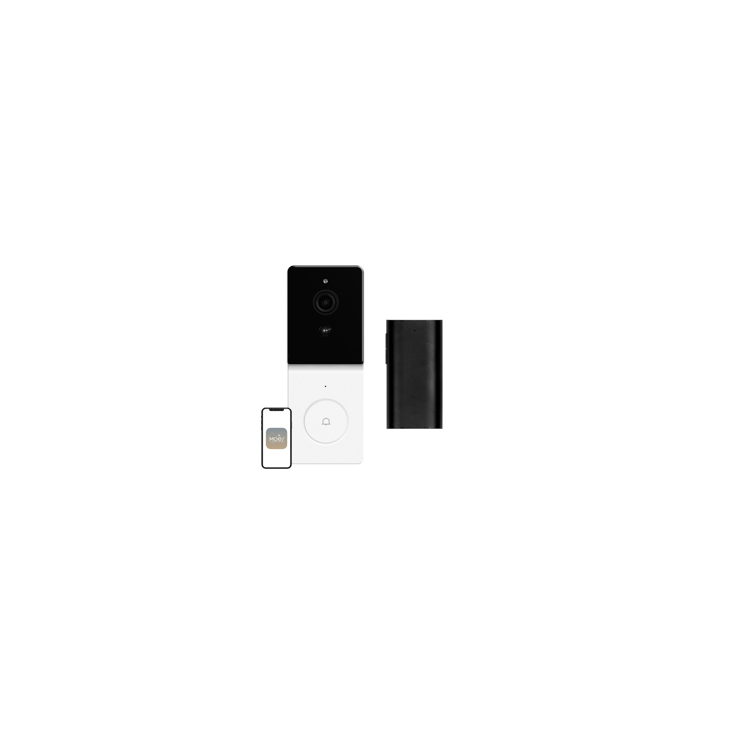 MOES WDB-TY-B20 Wi-Fi RF 433 MHz 1080p Video Doorbell