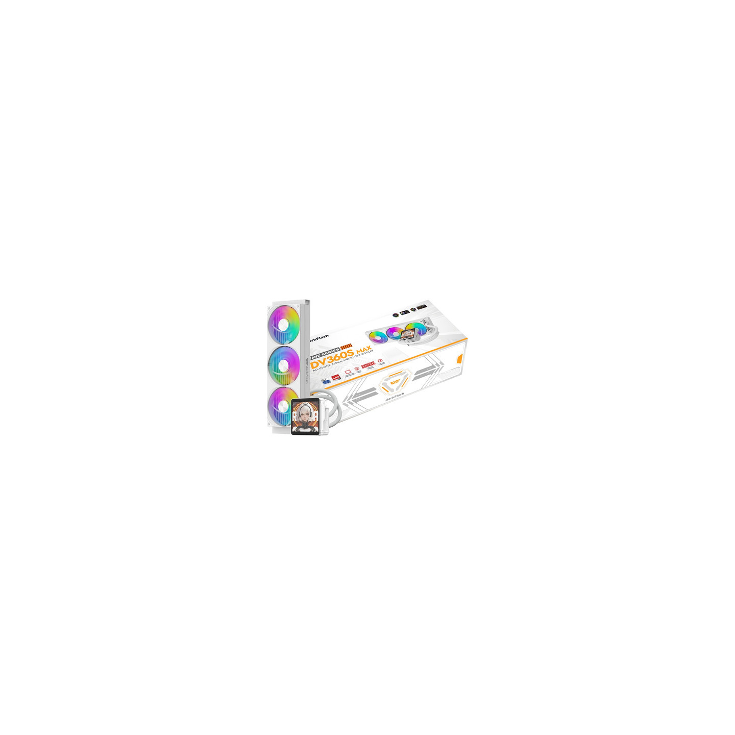 DarkFlash DV360S MAX CPU Cooler (White)