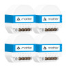 MEROSS MSS815MAQUA-UN 4-Pack Smart Wi-Fi Switches