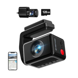 View product REDTIGER F4 Pro WiFi 4K + 1080p 128GB Dash Cam
