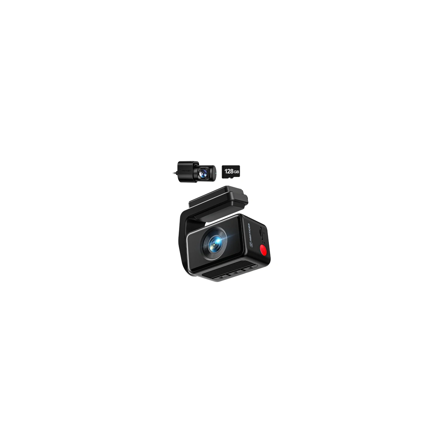 REDTIGER F4 Pro WiFi 4K + 1080p 128GB Dash Cam