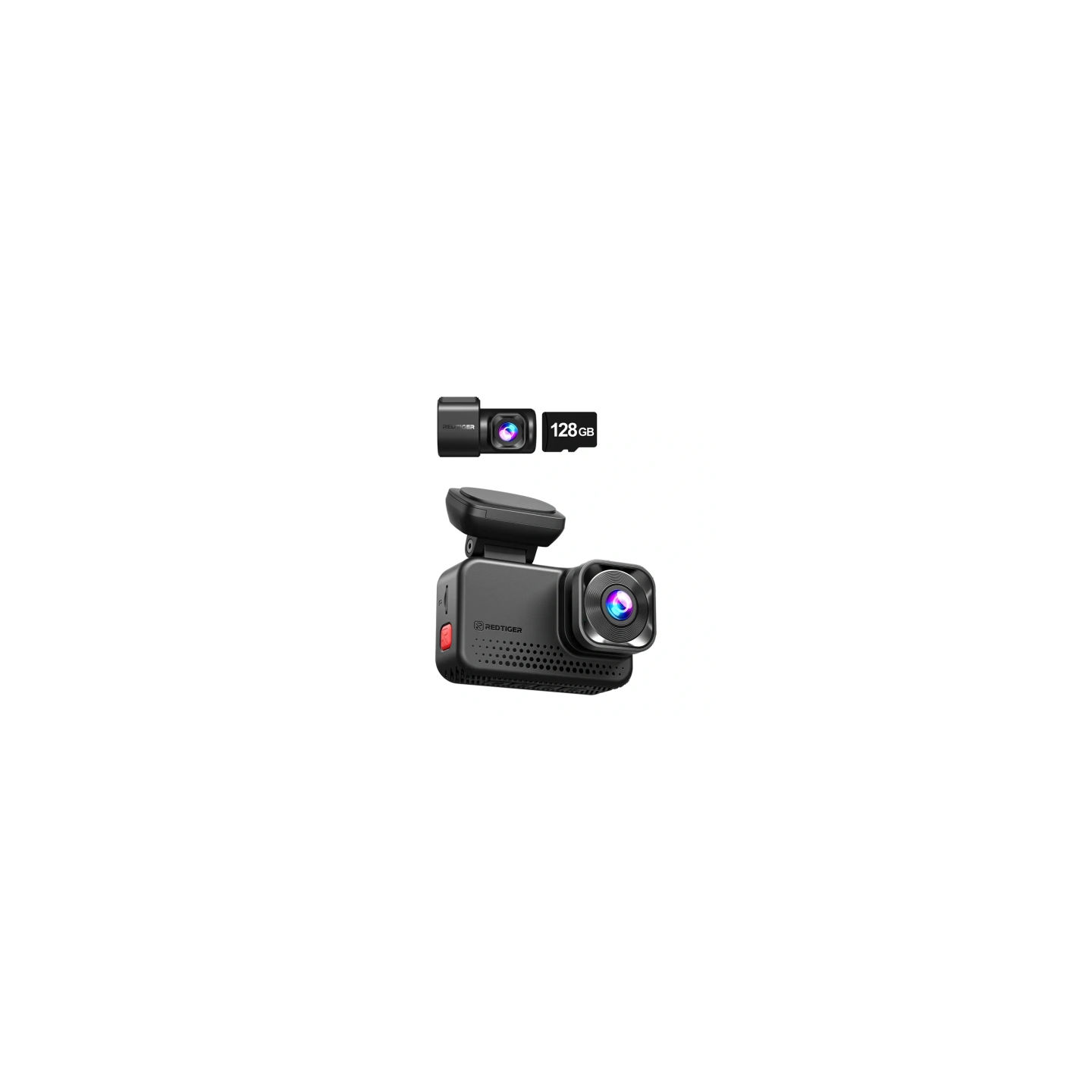 REDTIGER VC70 Wi-Fi 4K + 2.5K 128GB Dash Cam