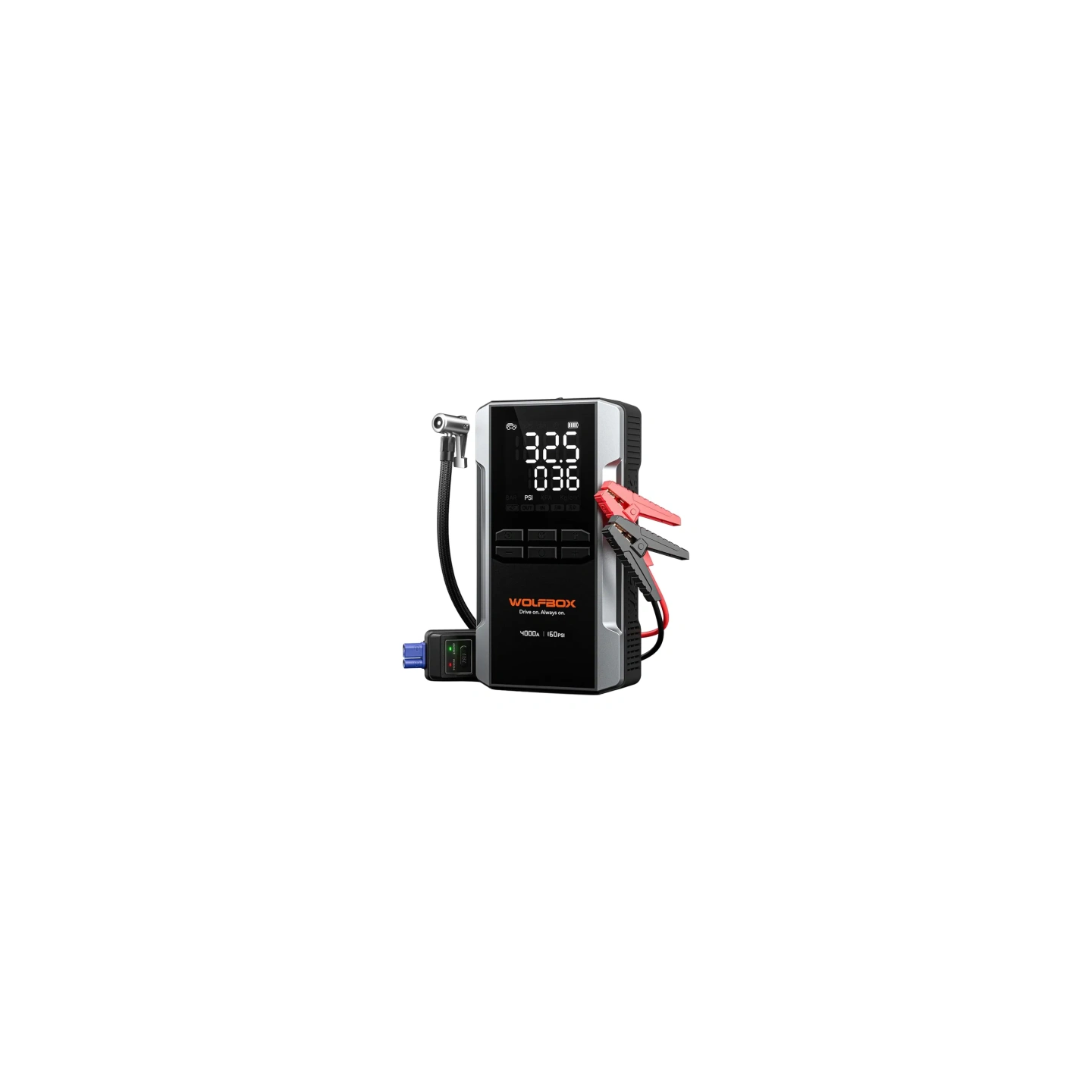 WOLFBOX MegaVolt 24 Air 24,000 mAh 4,000 A Jump Starter