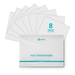 LOKLiK Heat Transfer Paper Sheet - Dark - 8-pack