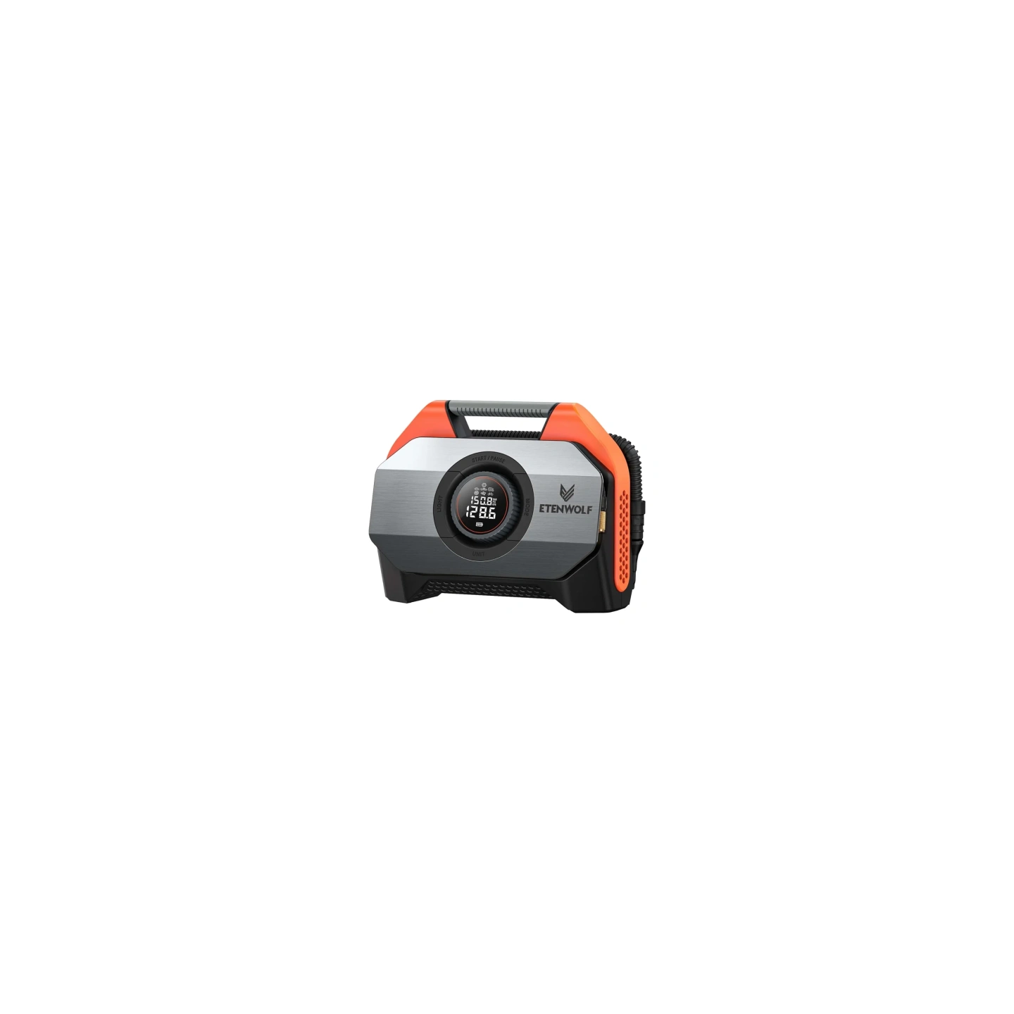 Etenwolf S6 Car Air Compressor, 11.03 bar, 19,200 mAh (orange)