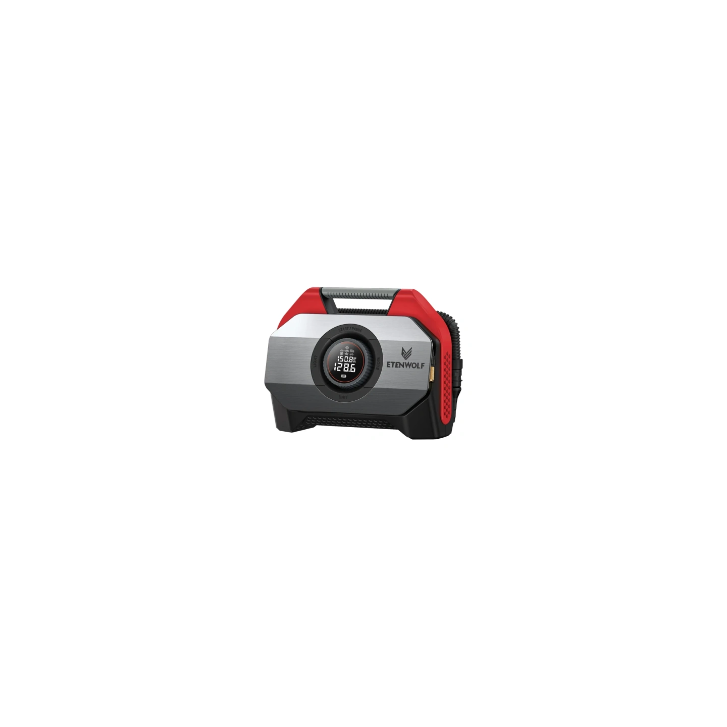 Etenwolf S6 Car Air Compressor, 11.03 bar, 19,200 mAh (red)