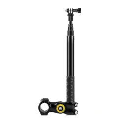 View product Puluz handlebar mount for bicycles and motorcycles, compatible with action cameras and monopods