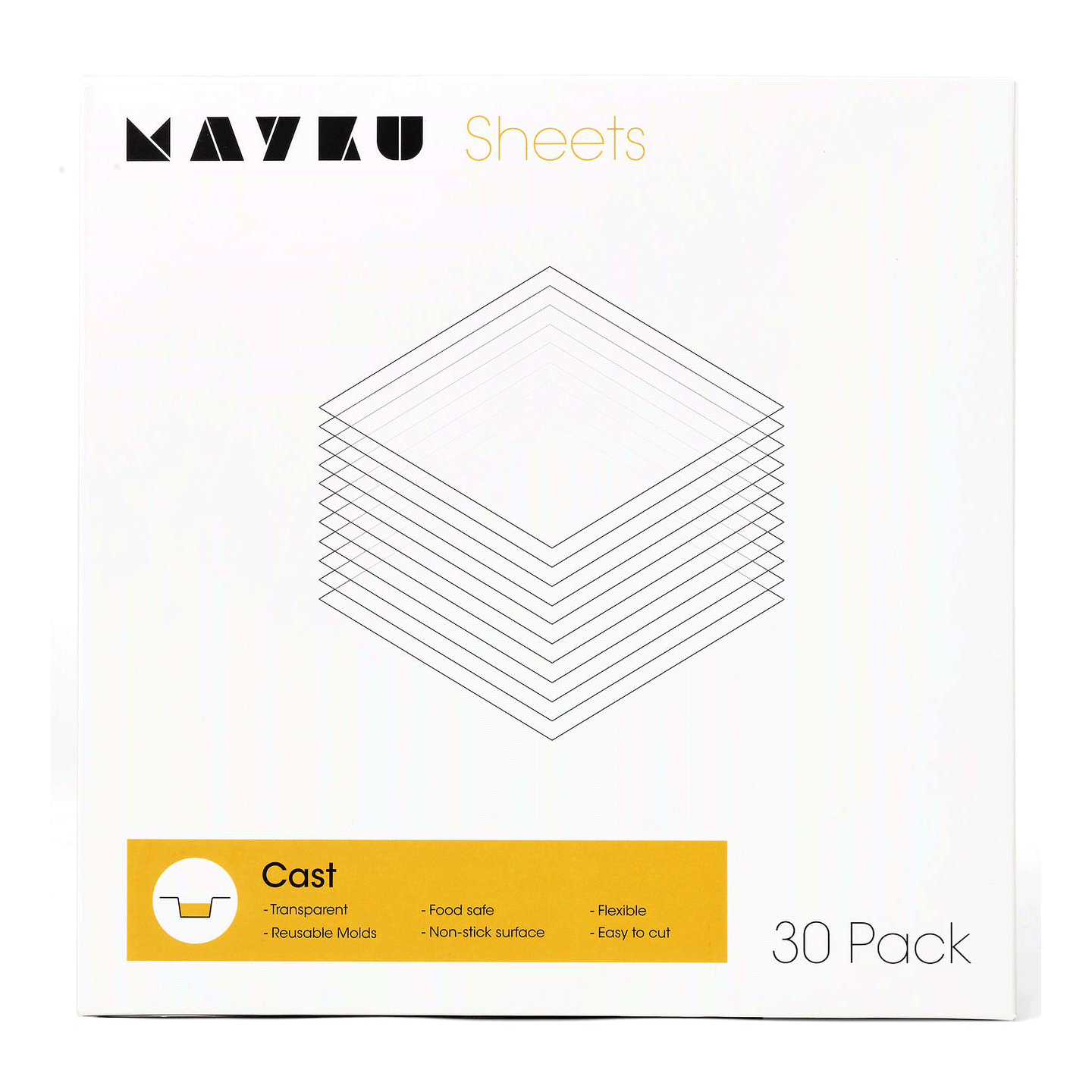Mayku FormBox Cast/Clear Sheets (30 Pack)
