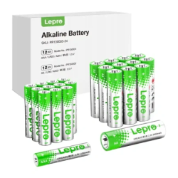View product LEPRO 130003-24 AA/AAA Alkaline Batteries, 24-Pack