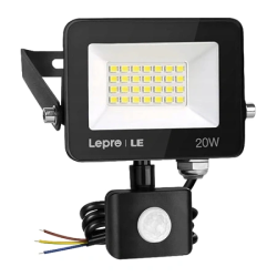 View product LED floodlight LEPRO 340013-DW-EU 20W 2000lm 5000K IP65 motion sensor