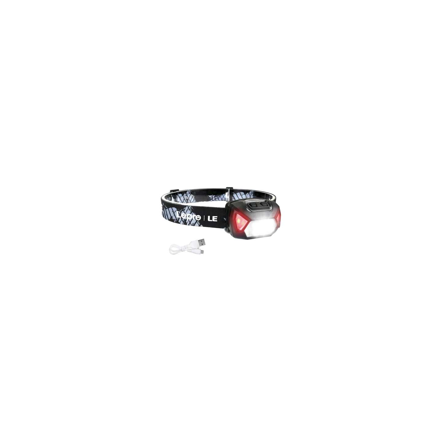 LEPRO 320014 USB Headlamp