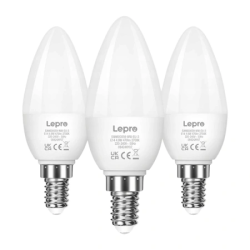 View product LED bulb LEPRO 600059-WW-EU-3 E14 C37 4.2W (40W) 470lm 2700K warm 250° 3pcs