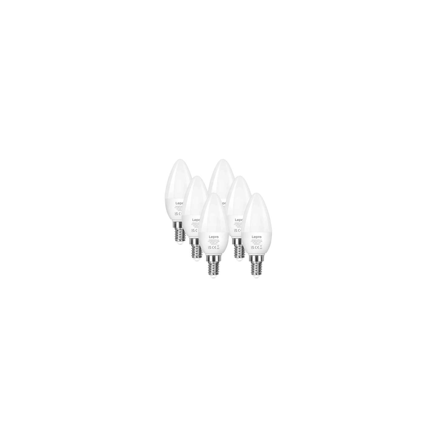 LEPRO LED bulb 600059-WW-EU-6 E14 candle 4.2W (40W) 470 lm 2700 K class E