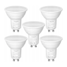 LEPRO 200057-DW-EU-5 GU10 LED Bulb, 4.5W (50W), 345 lm, 5000K, 100°, 5 pcs.