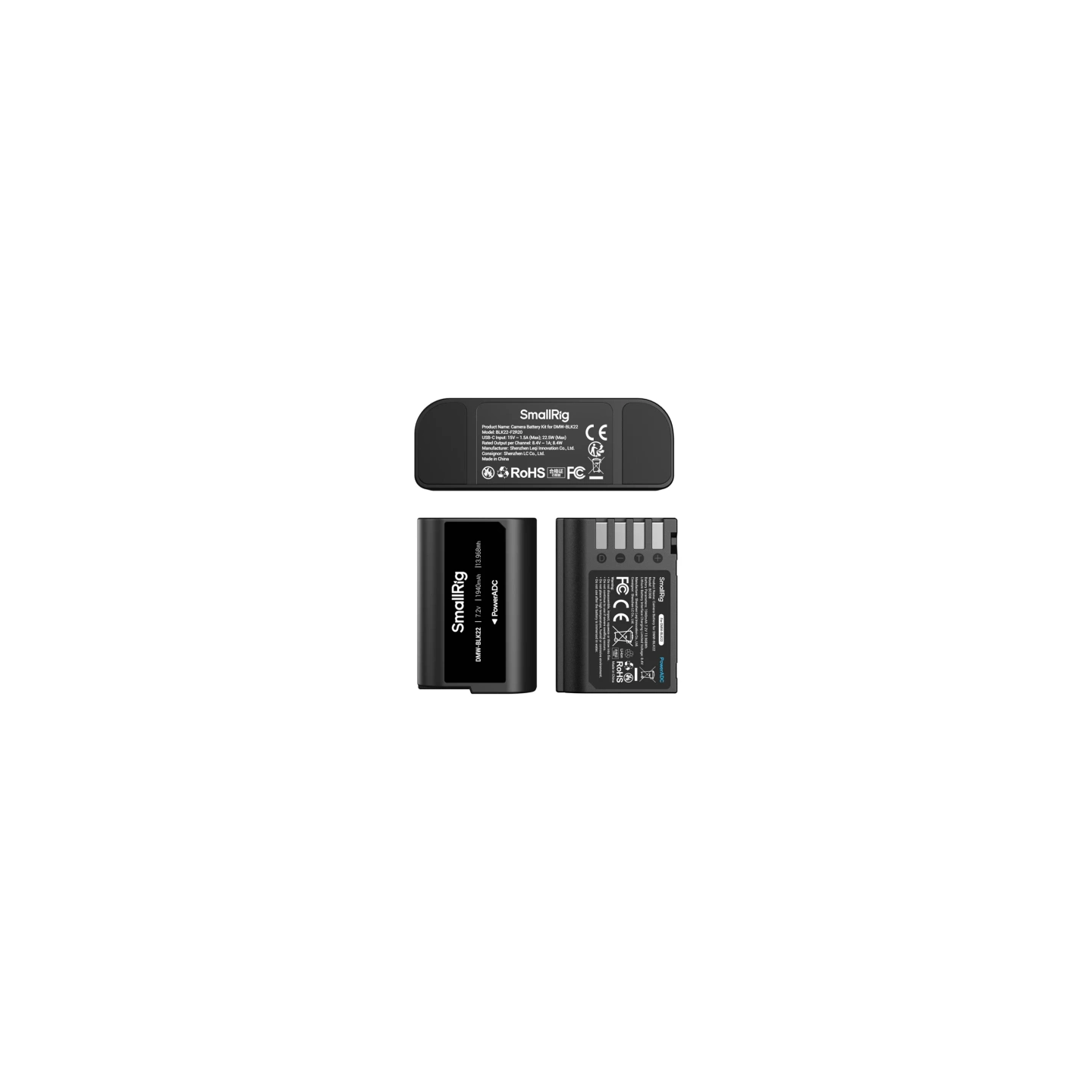Camera battery SMALLRIG DMW-BLK22