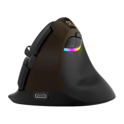 View product Delux M618Mini Gold Ergonomic Mouse (USB / Bluetooth / 2.4G)