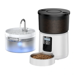 View product ROJECO Button 3L Food Dispenser with 2L Water Dispenser
