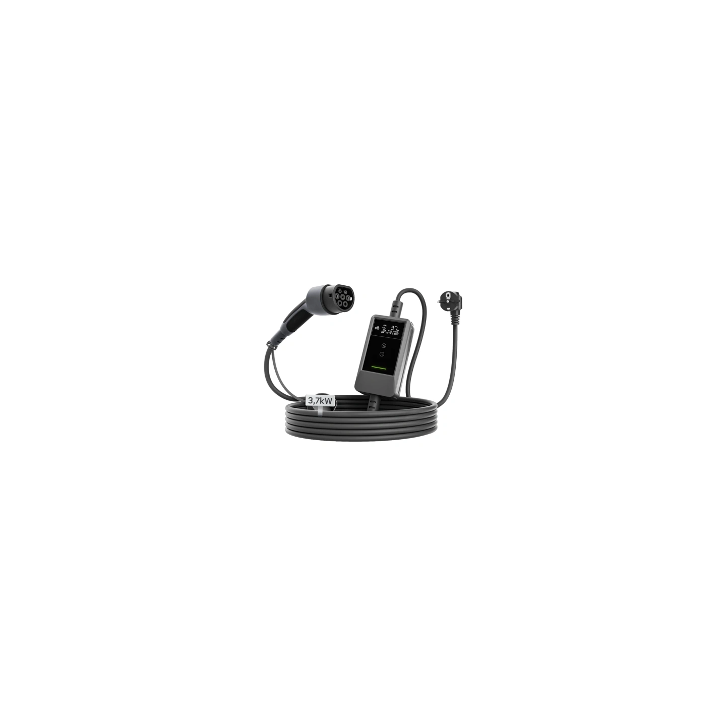 Portable EV charger dé 3kW 10m cable