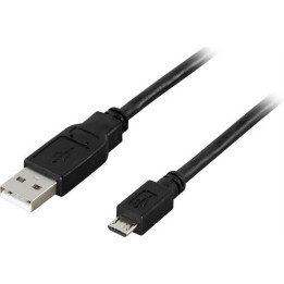 Deltaco USB Cable - 1 m - A-micro B