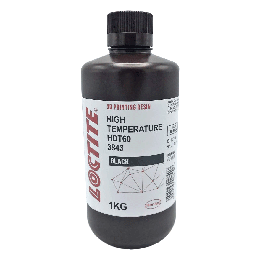 Loctite 3D 3843 HDT60 Matte Black Resin - 1 kg