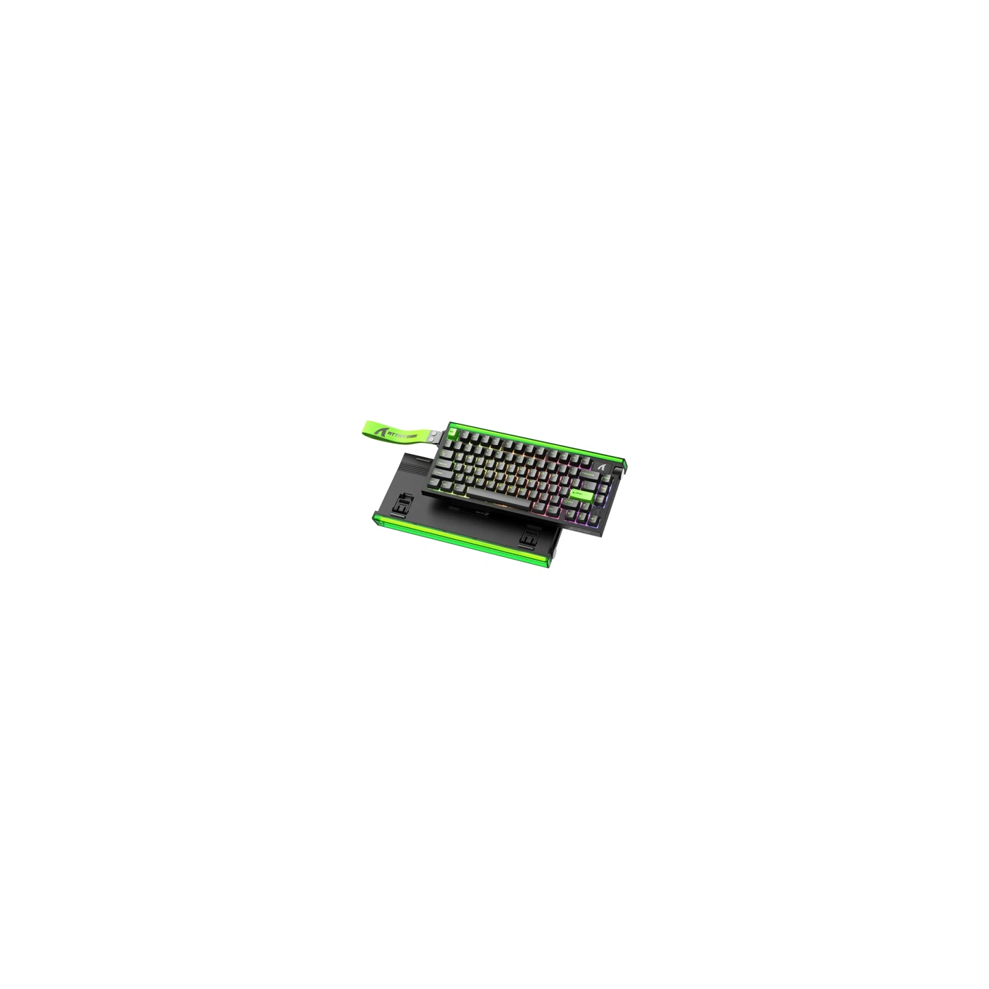 Keyboard ATTACK SHARK R85HE (green)