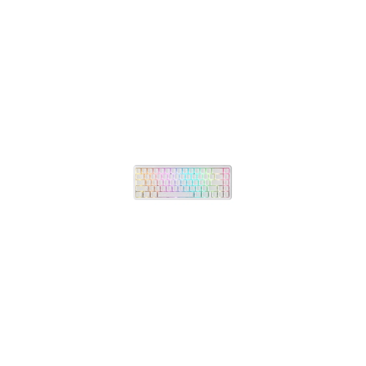 Keyboard ATTACK SHARK X65 HE (white)