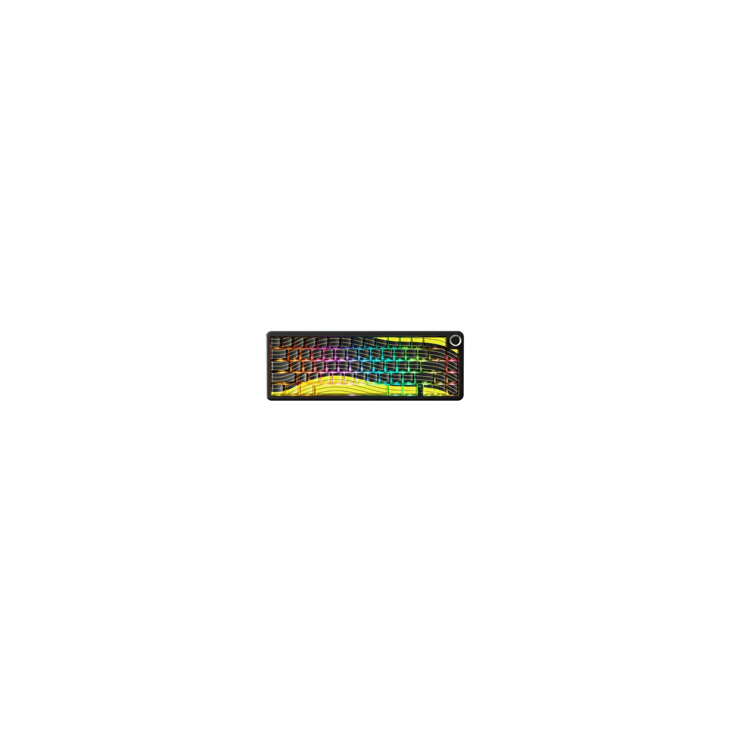 Keyboard ATTACK SHARK X65 PRO HE (black and yellow)