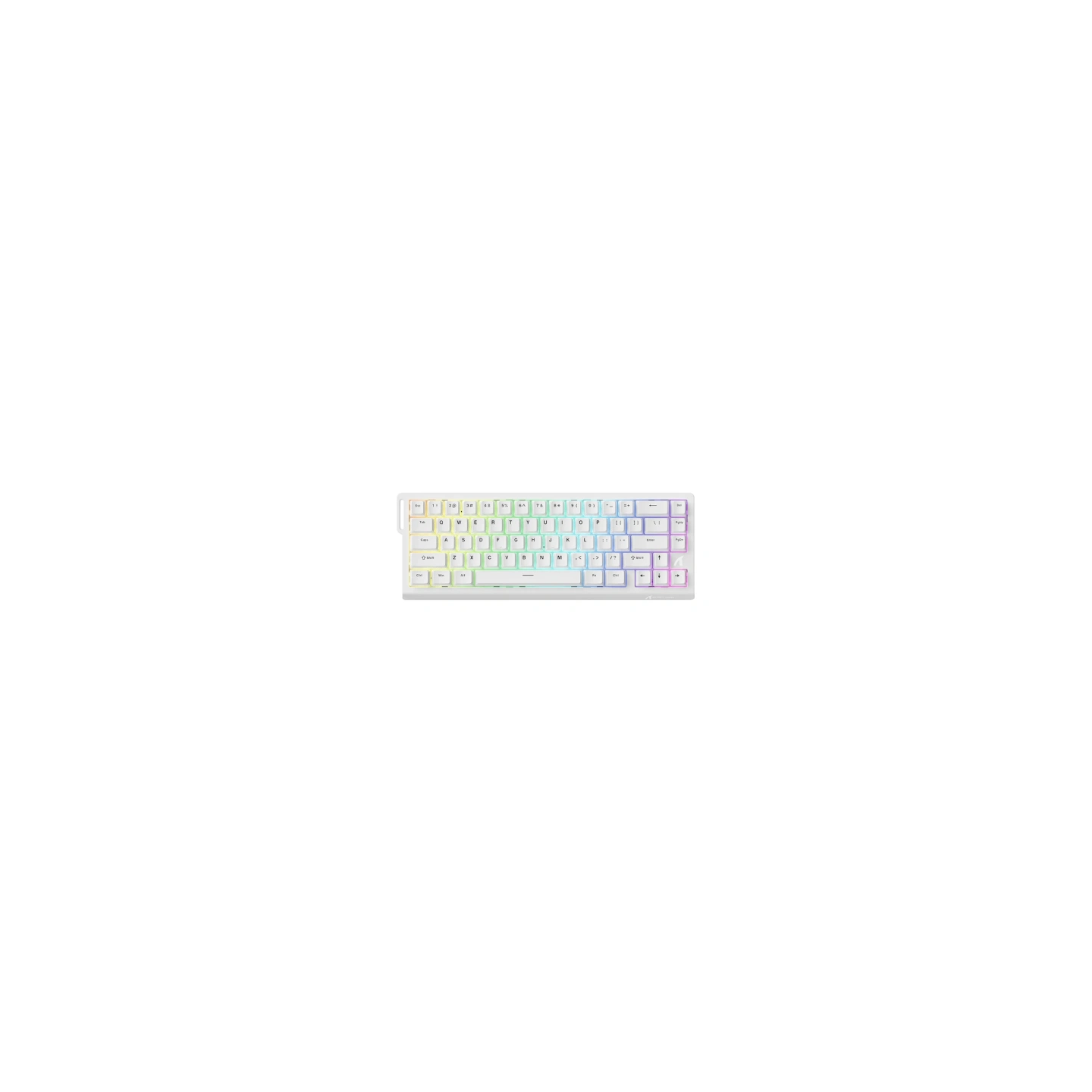 Keyboard ATTACK SHARK X68 HE (white)
