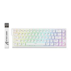 View product Keyboard ATTACK SHARK X68 HE (white)