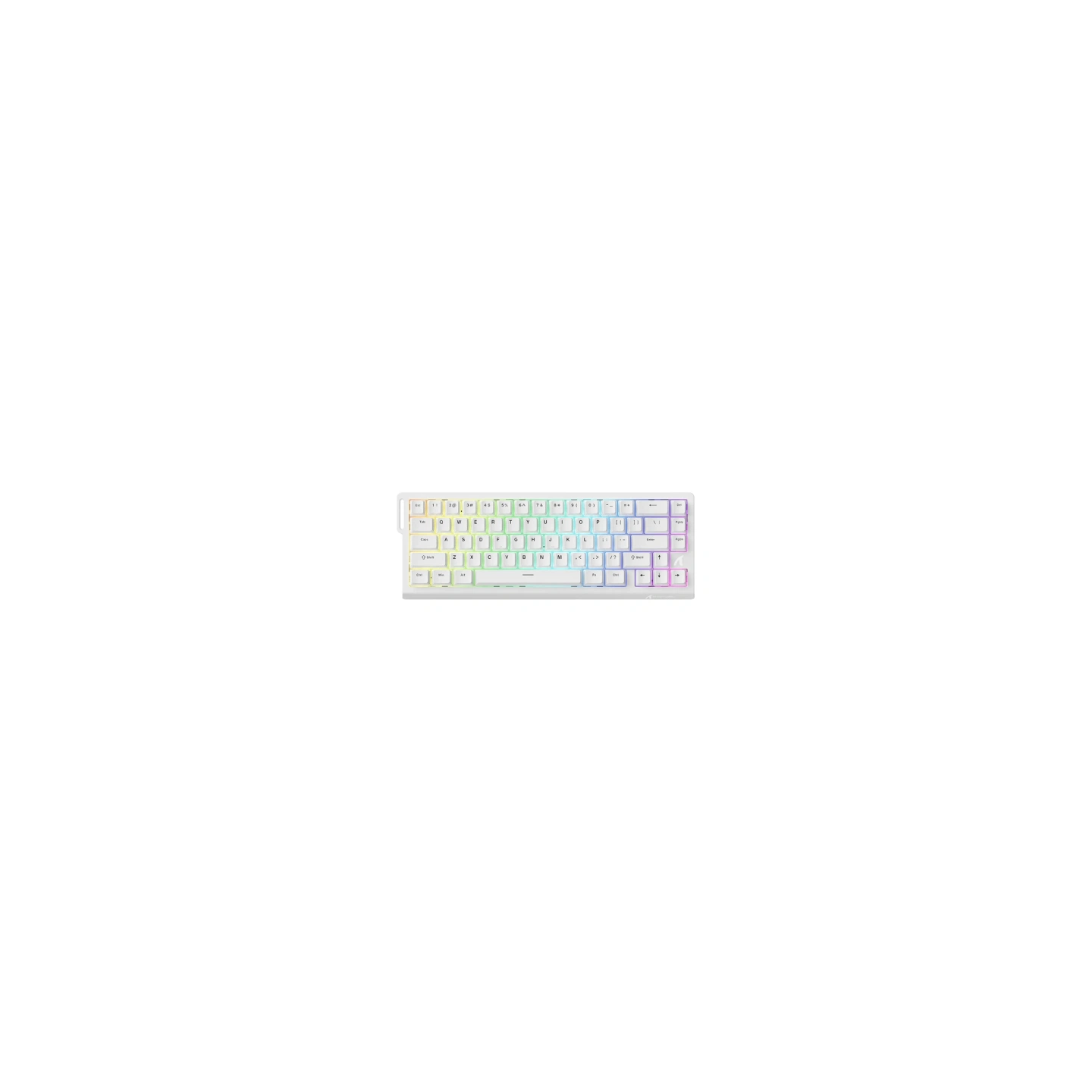 Keyboard ATTACK SHARK X68 HE (white)