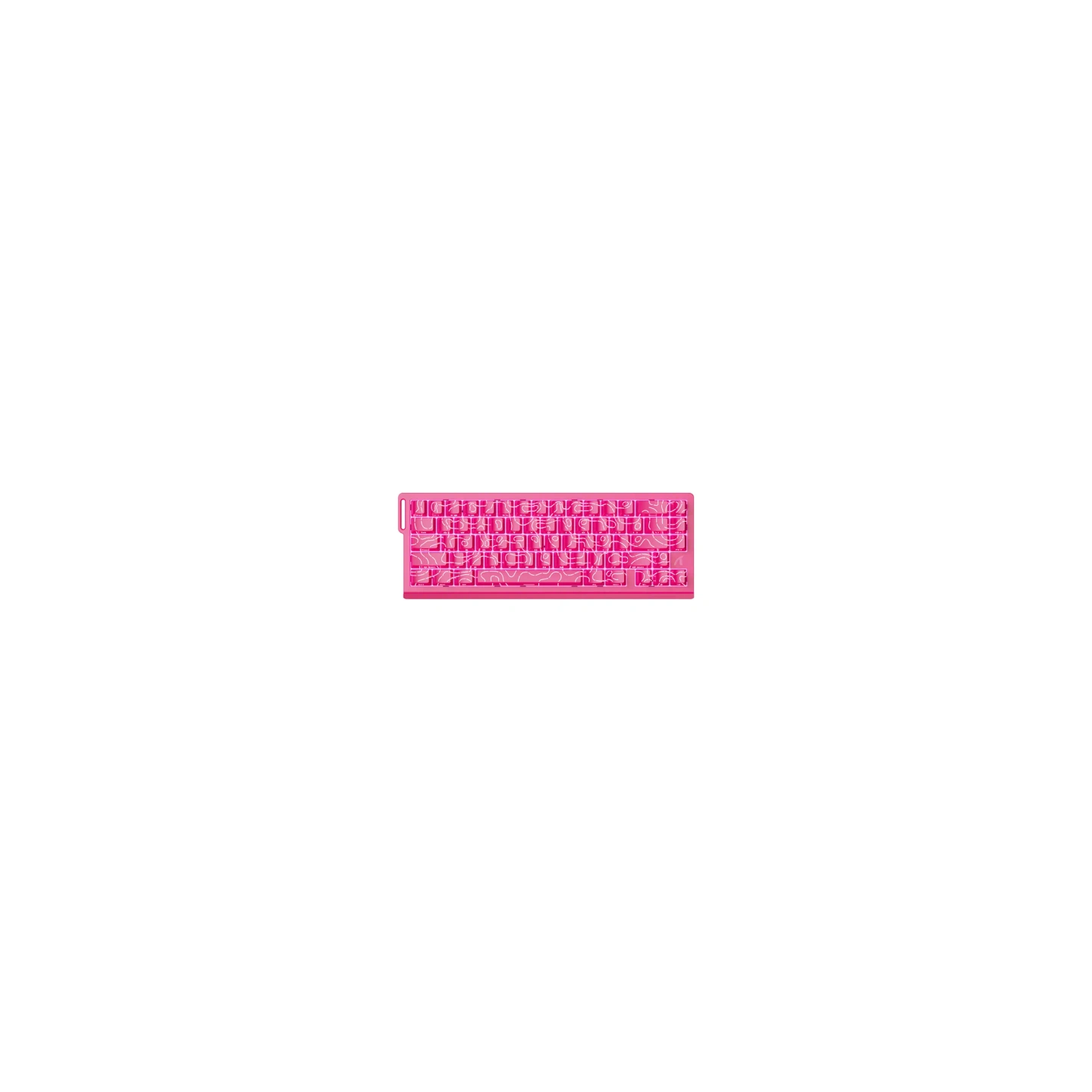 Keyboard ATTACK SHARK X68 HE (rose red)