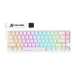 View product Keyboard ATTACK SHARK X68PRO HE (white)