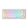 Wireless keyboard ATTACK SHARK X82 PRO HE Tri-mode (white)