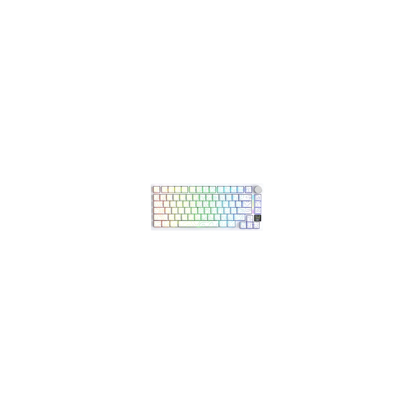 Keyboard ATTACK SHARK X820 ULTRA (white)