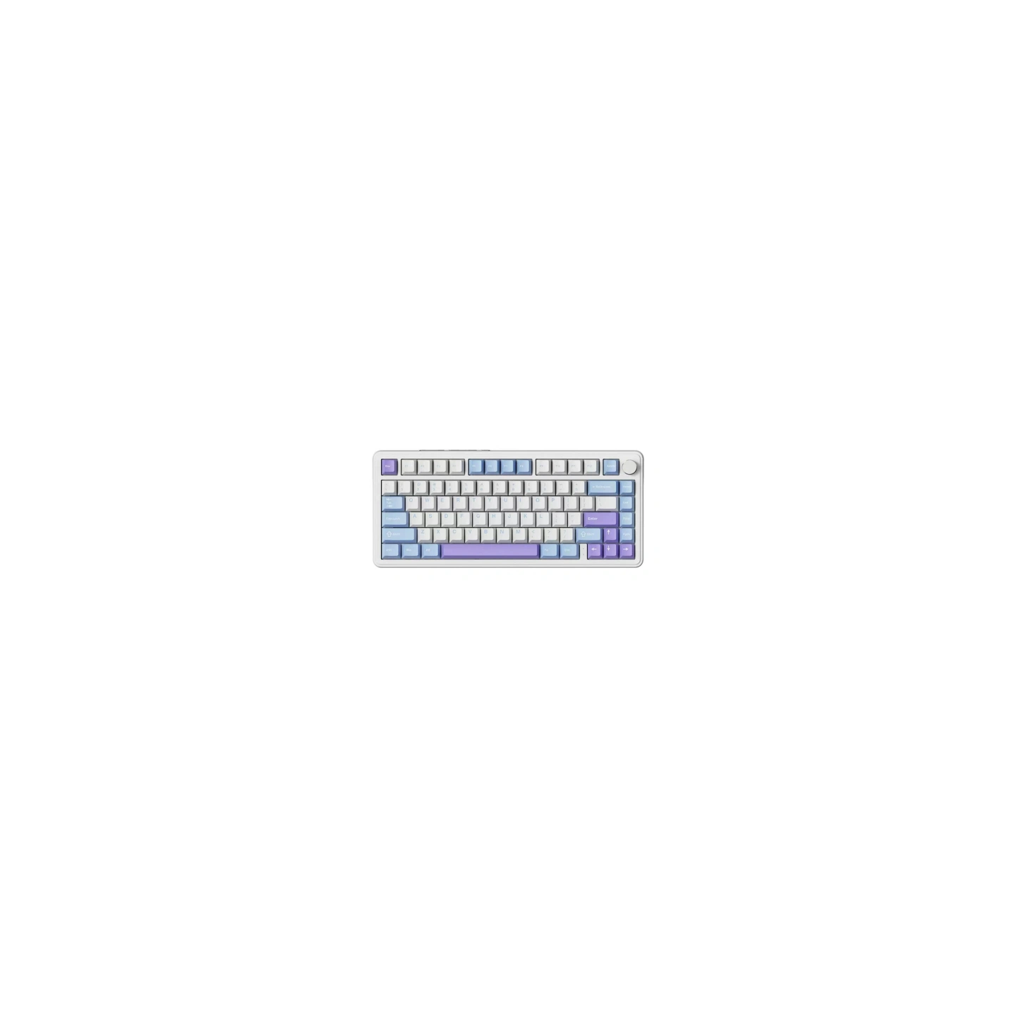 Mechanical keyboard ATTACK SHARK X85 Tri-mode (white-blue-purple)