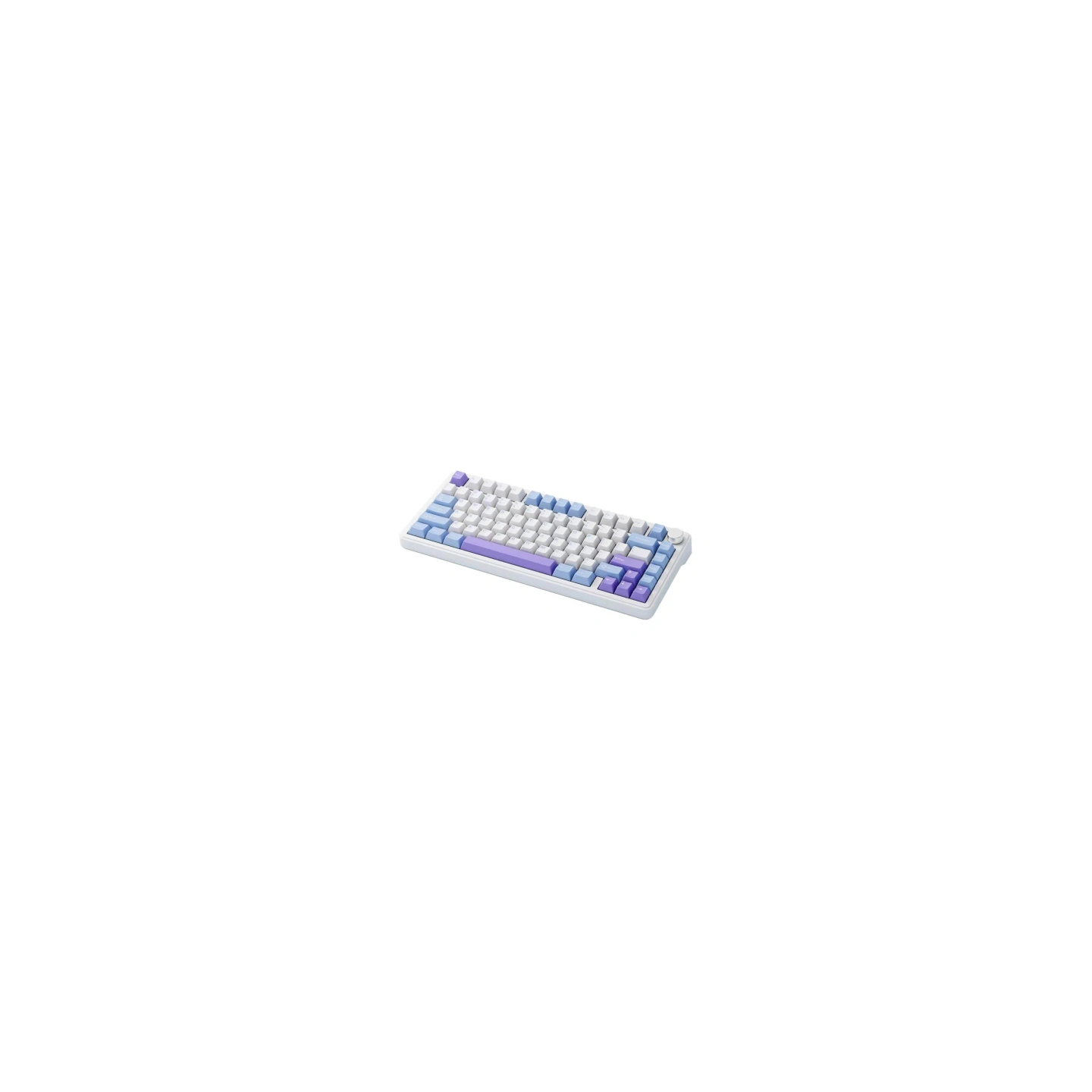 Mechanical keyboard ATTACK SHARK X85 Tri-mode (white-blue-purple)