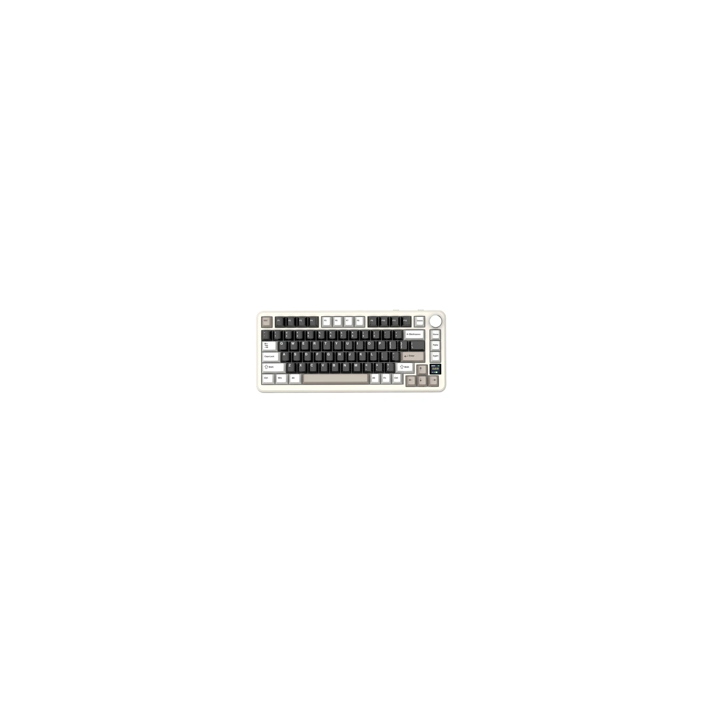 Mechanical keyboard ATTACK SHARK X87 (white-black-brown)