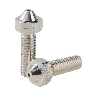 DropEffect XG M4 Threaded Plated Copper Nozzle 0.8/1.75mm