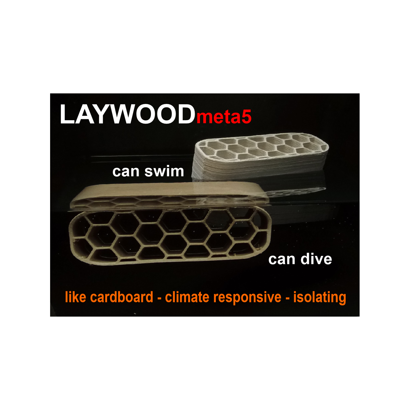 LayFilaments LAYWOODmeta5 Filament - 2.85mm - 250 g