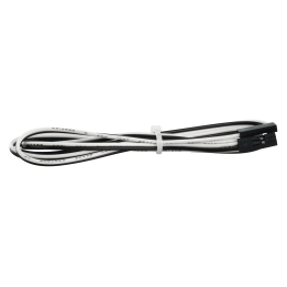 2P color black and white cable length 80cm, one end 2.54 DuPont female 2P, one end DuPont female 1Px2