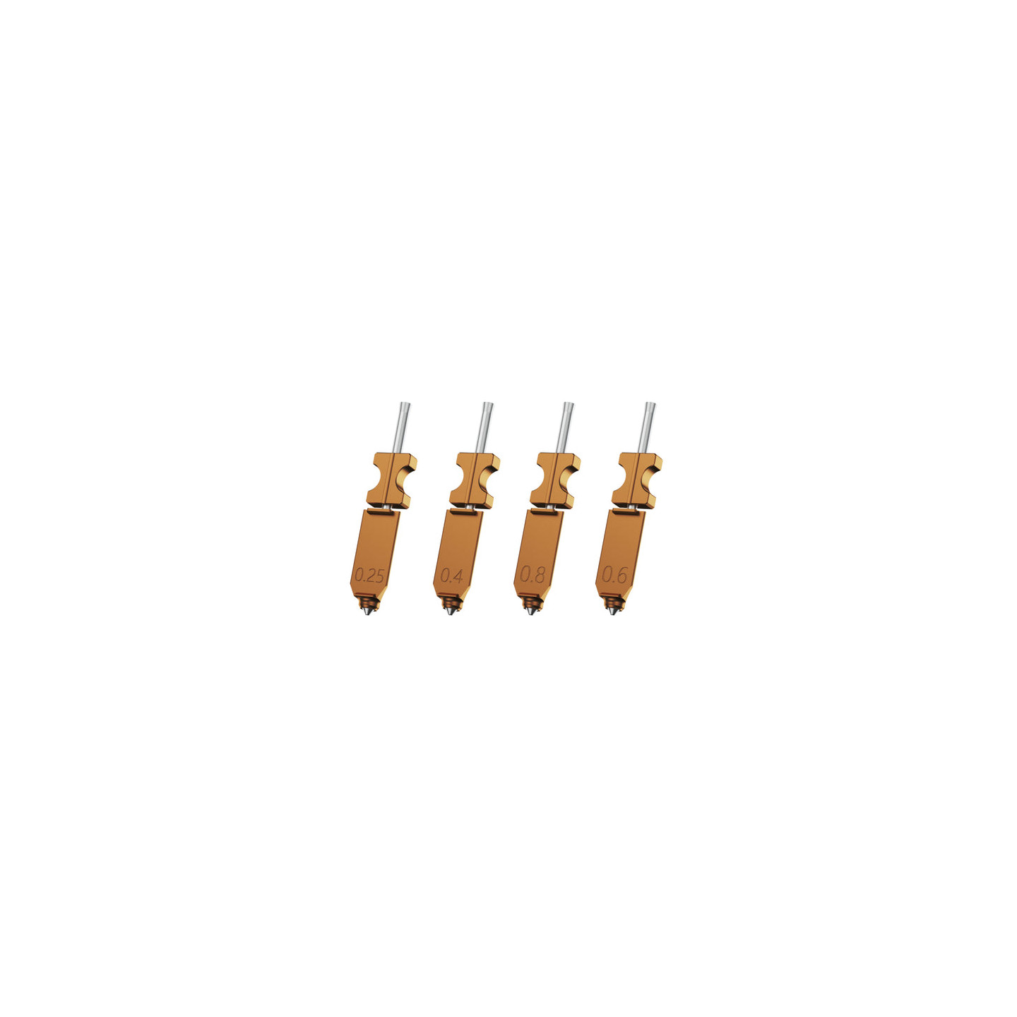 Flashforge AD5X Nozzle Assembly (4 Pieces)