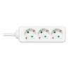 DELTACO Earthed power strip with 3 sockets, 1.5 m