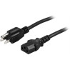 Deltaco Power Cable - 2 m - US
