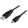 Deltaco USB Cable - 1 m - A-mini B