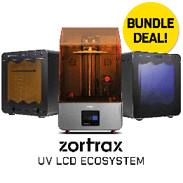 Zortrax Inkspire 2 3D Printer with Curing Station & Cleaning Station