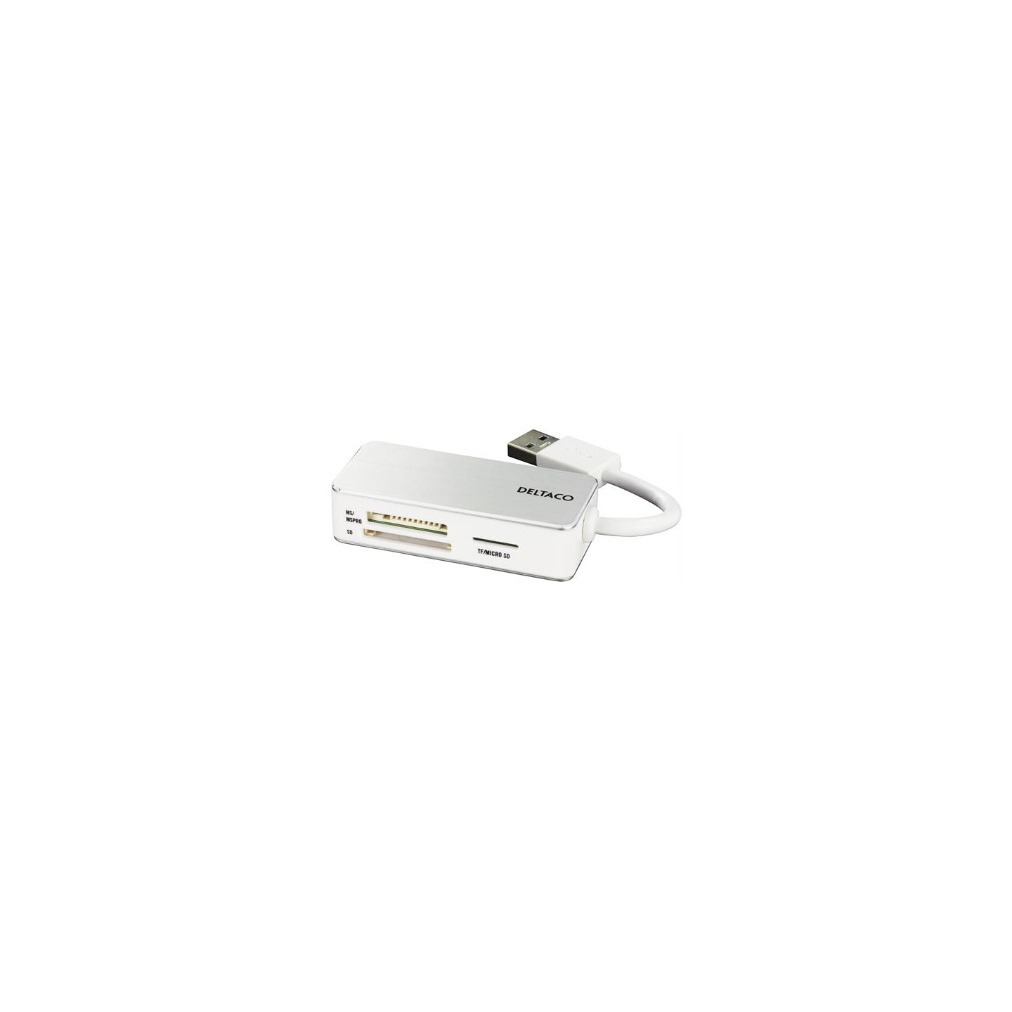 Deltaco USB 3.1 Card Reader - 3-slot