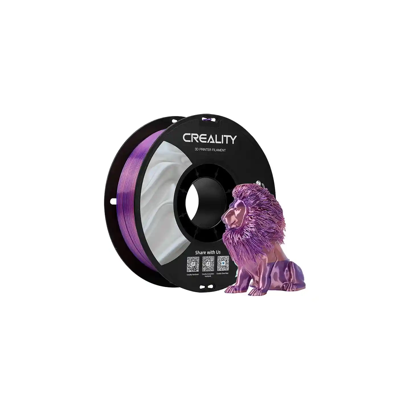 CR-Silk PLA Filament Creality (Pink-purple)