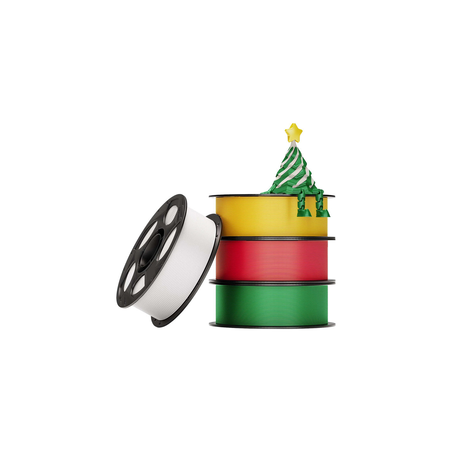 Christmas PLA Anycubic filament set (4 pcs).